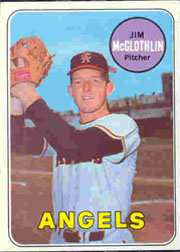 1969 Topps Baseball Cards      386     Jim McGlothlin